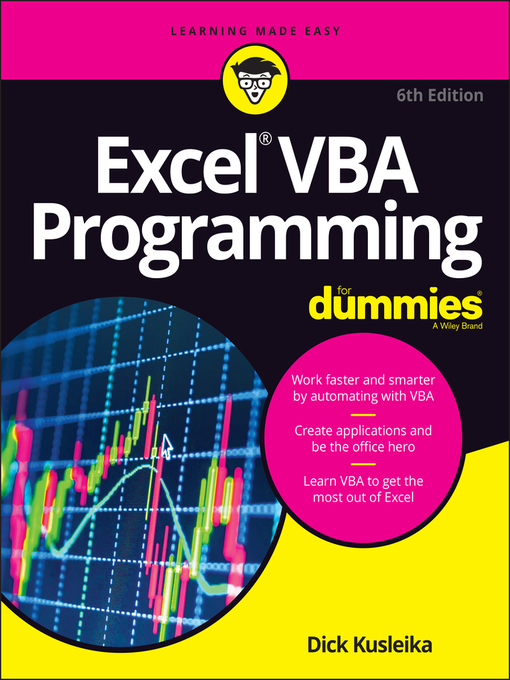 Title details for Excel VBA Programming For Dummies by Dick Kusleika - Available